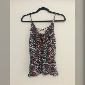 Patterned tank top